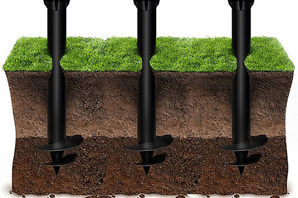 Кручение винтовых сваи